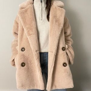 Free People Kate Faux Fur Coat